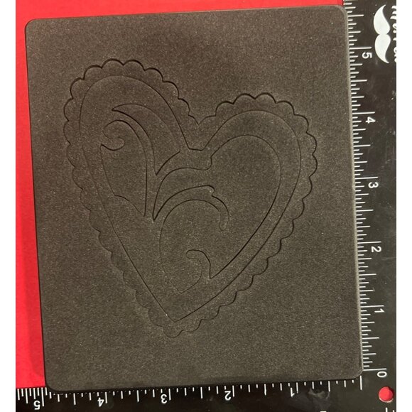 Sizzix Originals Die Heart Ornamental Valentines 655685 Scrappy Cat - Picture 3 of 4